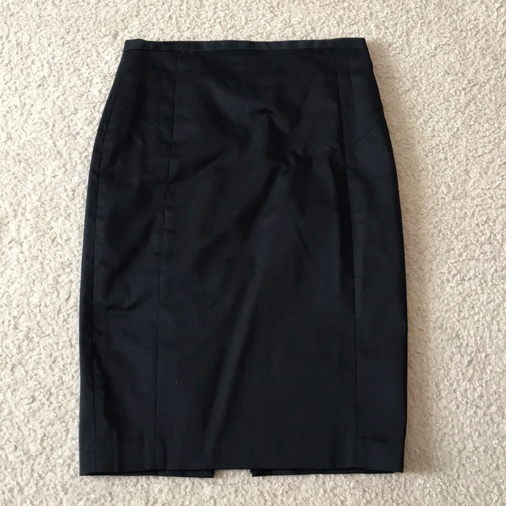 Black pencil skirt